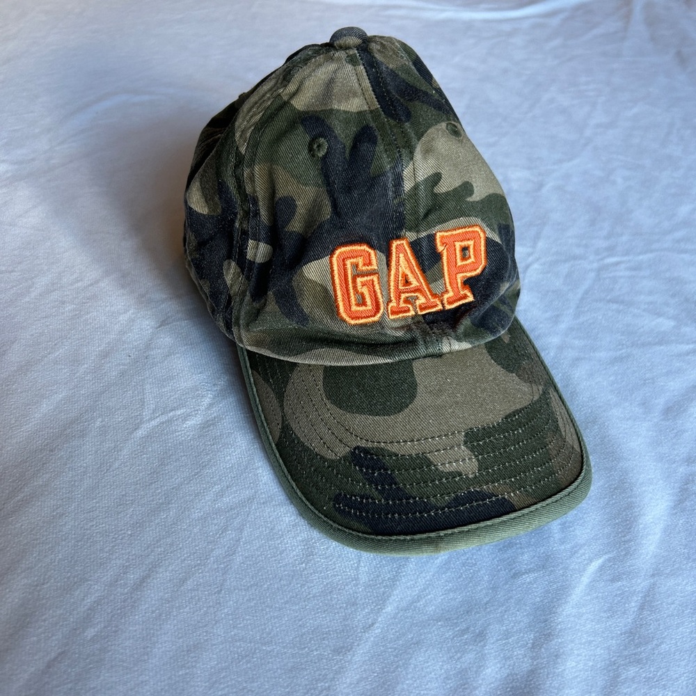 GAP Kids Camouflage Hat - Green and Orange